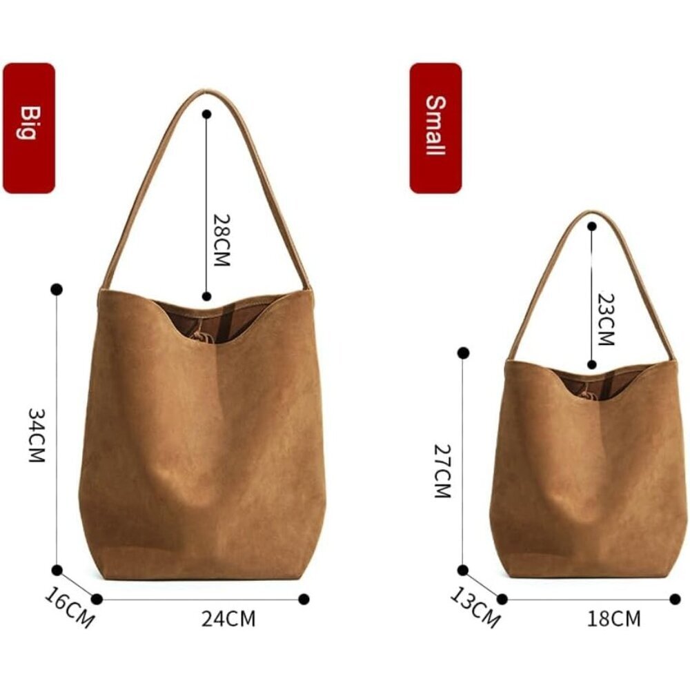 Fashion-Forward Leather Bucket Bag for Women - Chic Tote with Organization - Picture 5 of 7